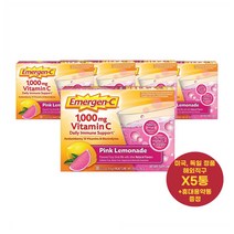 Emergen-C 비타민C 핑크 레모네이드 1000mg 0.33oz 30포 X5통 이머전씨 미국 직구 사은품 추가증정