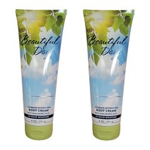 Bath and Body Works 2개 선물 세트 - 226.8g(8온스) 바디 크림 - (샴페인 토스트), 8 Ounce (Pack of 2)