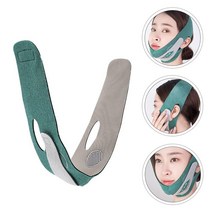 페이스 V 턱 스트랩 리프팅 붕대 슬리밍 라인 얇은 벨트 슬리머 리프트 넥 더블 페이셜 볼 안티 슬림 밴드 주름 감속기, [01] Green