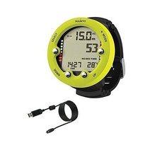 SUNTO Zoop Novo 손목 다이빙 컴퓨터, Lime/ with USB