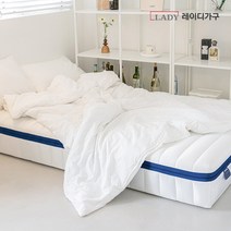 레이디가구 몬스터 에센셜 본넬스프링 침대 매트리스 킹, 화이트