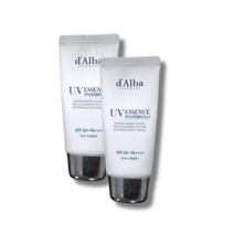 [달바 워터풀 UV에센스 선크림 50ml] 달바에센스선크림 가성비 비건선크림 SPF50+ PA++++ 백탁 끈적임없는 부드럽고 순한 은광보습 선크림 자연스런 피부표현 UV선크림, 2개, 50ml