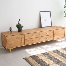 리피퍼니처 그레비2 원목 거실장 tv 다이