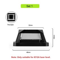 다기능레이저수평기 광파기 ie12a 또는 ie12c 용 clubiona 상단 유리 창 보호 커버 교체 부품, ie12at