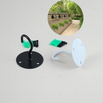 천장고리 후크 천정 행잉 다용도 걸이 J자 훅 브라켓, 블랙, 1개