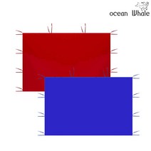 오션웨일 접이식 야외 천막 3m C단품 (심플바람막이 일반형 1면만) 주차 행사용 포장마차 캐노피 천막, (C단품-일반형)블루