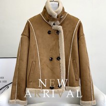 2022 리얼 양털 무스탕 코트 숏자켓 여성코트