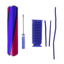 [해외] soft roller brush hose set for dyson v6 v7 v8 v10 v11 진공 청소기 soft roller head 교체 부품, 푸른