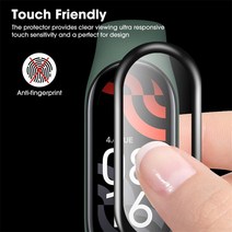 텐터 우레탄창 제약 천막사 9D 화면 보호기 Xiaomi mi 시계 7 6 5 4 전체 커버 부드러운 유리 Xiaomi Miban, 04 4개 낱개구성 _03 For Mi Band 6
