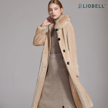 [리오벨] 사가폭스카라 양모100 롱코트 LR4MT0017