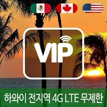 VIP 하와이 4G LTE 포켓 와이파이 데이터 무제한 국내공항 수령, 4G LTE 데이터 무제한 1일/인천