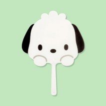 산리오 캐릭터 얼굴모양 부채 포차코 10개