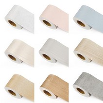 셀프 인테리어 바닥 몰딩 리폼 벽 시트지 10cm x 2.5M, 인테리어 몰딩시트 10cmX2.5m, 러프브라운, 러프브라운