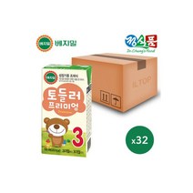 베지밀 토들러 프리미엄 3단계 190ml 32팩 아기 성장기용 조제식 24개월부터 36개월까지, 베지밀 토들러 프리미엄 3단계 1