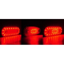 24V 화물차량 LED보조램프 레드 /2p 적재함등 특장차