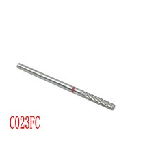 10 스타일 2.35MM 텅스텐 카바이드 로터리 파일 하드 합금 버 비트 조각 커터 생크 Dremel 드릴 용 그라인딩 헤드, 08 C023FC, 08 C023FC
