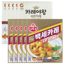(5+5) 백세카레 약간매운맛 200g x 5개 + 카레여왕 비프카레 160g x 5개