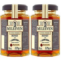 Mileeven Honey with Jameson Irish Whiskey 2 jar pack 8oz/225g each, 1