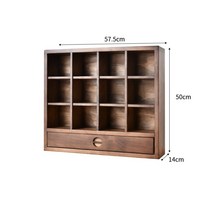 원목 미니 선반 식탁 위 북유럽 선반 수납장, 월넛 A