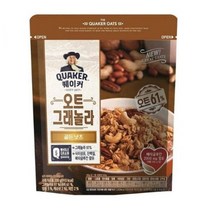 롯데제과 퀘이커 오트 그래놀라 골든넛츠 200g 6개, 200g/6개