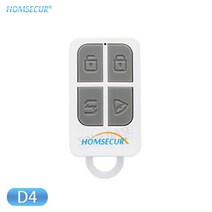 리모콘 스마트키 homsecur (2pcs4pcs10pcs 옵션) 433mhz 홈 보안 경보 시스템 용 무선 원격 제어 433mhz d4, 2개, 2개