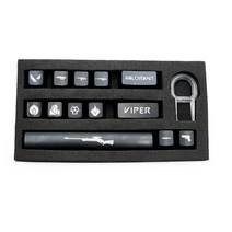 레진 키캡 Valorant-keycaps 바이퍼 키캡 레이저 조각 백라이트 OEM 프로필 abs, 01 13keys set