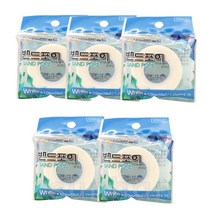 밴드골드 밴드포어 부직(종이) 반창고 화이트(흰색) 1.25cmX9.1m (소)/의료용/반창고/테이프/종이/부직, 5개