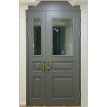 예나의창 비대칭양개 중문 유색도장문 K20-56, 문틀120mm세트