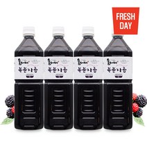 울어매 고창 토종 복분자즙 진액, 4병, 1L