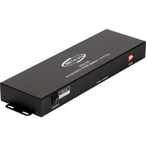 NETmate 4K 60Hz HDMI2.0 EDID 1:8 분배기/NM-CTP05/스플리터/HDCP 2.2 지원/HDR 지원/벽면 장착형 디자인/하나의 HDMI 신호를 8대의 디스