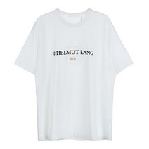 럭셔리에비뉴 럭셔리에비뉴 (핼무트랭) L06HM512 100 로고 남성 반팔 티셔츠 (P001745539)