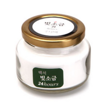 [설맞이 덤행사] 백석빛소금 24시간 용융소금 분말/알갱이 병포장(250g), 1개, 알갱이(250g)