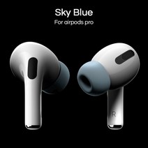 애플 에어팟 프로 2 교체 이어폰 팁 커버 이어패드 다채로운 실리콘 쿠션 액세서리, 13 Pro Sky Blue_03 L size