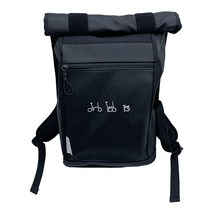 Brompton 3sixty 접이식 자전거 백팩 액세서리를위한 스탠드 홀더가있는 자전거 프론트 백 배낭, 하나