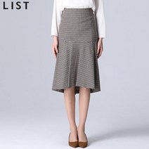 [리스트.] [리스트] 제이드 체크 패턴 플레어 스커트