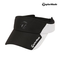 [테일러메이드] 남성 배색 포인트 썬캡 모자 TMHVK3625-199, 0FR, BLACK