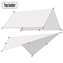 접이식 천막 캐노피 캠핑 텐트 그늘 야외 모임 방수 3x5m 3x4m 태양 보호소 tarp beach 방수 야외 해먹 레인 풀 tarpaulin garden tourist, 오프 화이트, 협력사