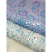 폴리 한복원단 철릭 커튼 가람막 설매화2종, 연보라