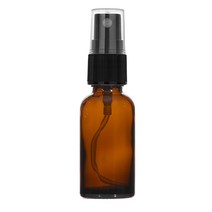 [유리용기] 갈색 유리병 스프레이용기 5ml 10ml 20ml 30ml 50ml 100ml, 갈색병20ml검정스프레이, 1개