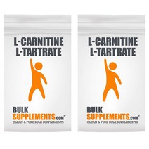 BulkSupplements L-Carnitine L-Tartrate Powder L카르니틴 L타르트레이트 3.5oz 2개