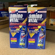 [이라운드몰][2개묶음]아지노모토 아미노바이탈 아미노샷 자몽맛 스포츠 젤리 음료 43g×4개입, 옵션선택, 단품, 옵션선택, 단품