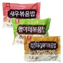 천일식품 새우볶음밥 300g+햄야채볶음밥 300g+치킨데리야끼볶음밥 300g