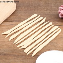 도예체험 취미 10 개/몫 도자기 점토 나무 조각 칼, 한개옵션0