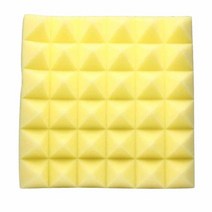 방음스펀지 차음재 흠음 엠보싱 천장 계란판 최신 30x30x5cm 스튜디오 어쿠스틱 방음 폼 흡음 처리 패널 타, 02 Yellow
