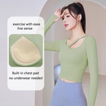남자필라테스복 헬스장복장 헬스복장 가슴 패드가 있는 요가복 탑 라운드 넥 풀오버 피트니스 러닝 스포