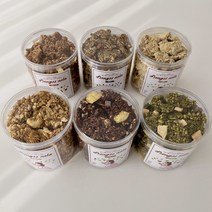 봉쓰놀라 수제 그래놀라 비건 청크그래놀라220g (플라스틱용기), 흑임자