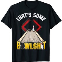 볼링유니폼 볼링티셔츠 볼링티 남성용 Some Bowlsht 재미있는 10핀 볼링 선물 여성용 티셔츠 블랙. Small