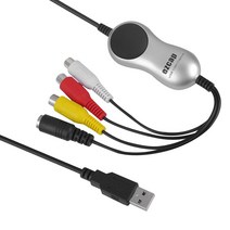 Ezcap USB 2.0 비디오 캡처 HD 컨버터 레코더 Easycap 아날로그 오디오 Windows 용 디지털 포맷 10 8.1 7, 한개옵션0
