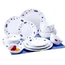 신나라-닷컴_코렐 블루베리 34개입 공기 그릇 대접 접시 플레이팅 얇은식기 가벼운 우동기 얇은 예쁜 세트 면기_ tlsskfk, S-N-선택사항없습니다