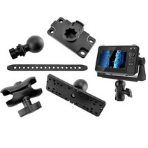 고성능 휴대용 어탐기 낚시 어군탐지기 어탐기 수심측정기 낚시카메라카누 요트용 보트 어군 탐지기 마운, 02 Square Base